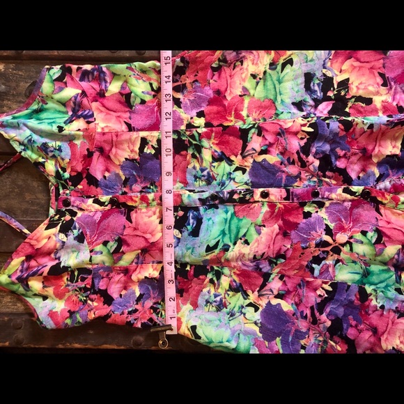 Fun & Flirty Floral Vintage Mini Dress - Picture 4 of 8